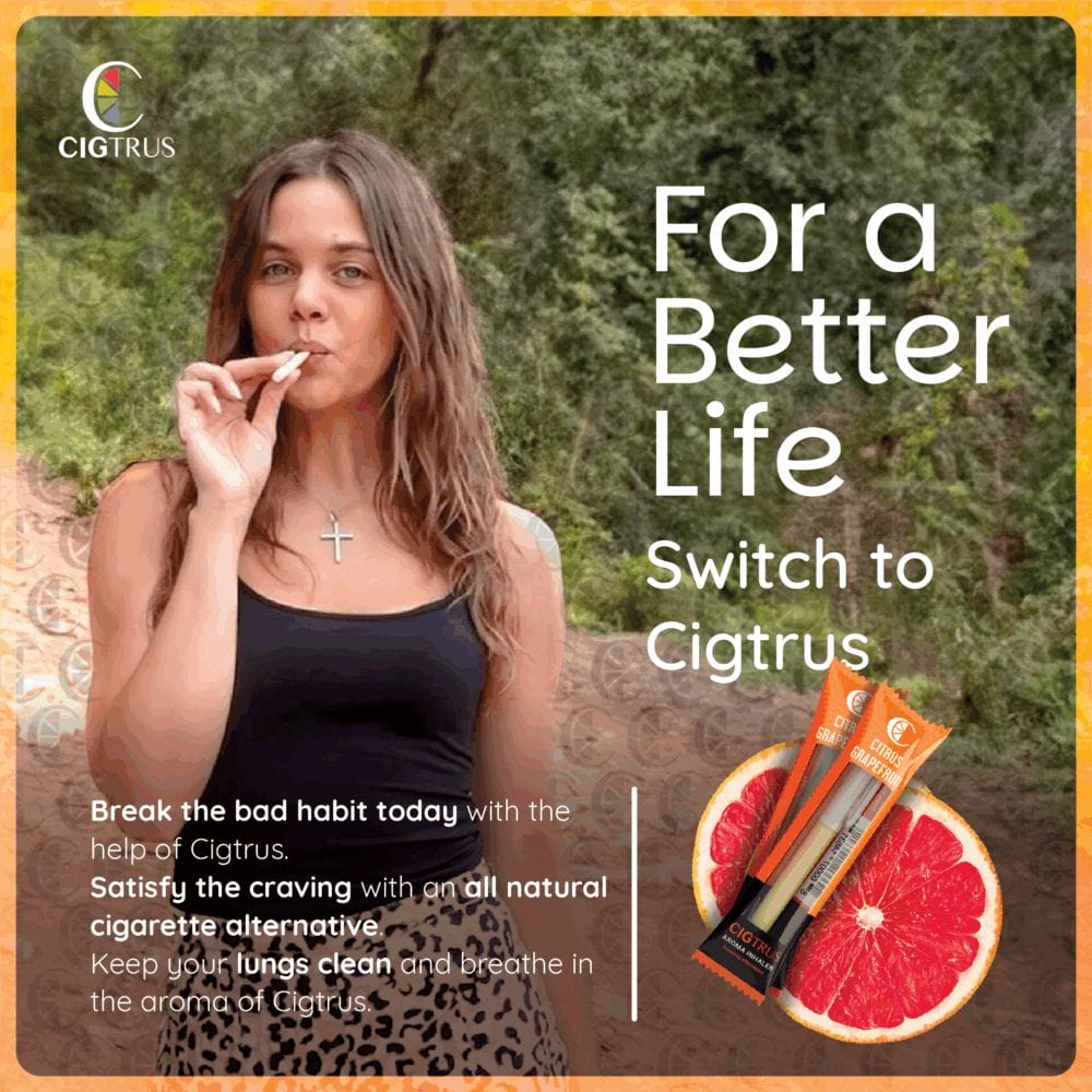 Cigtrus Natural Smoking Alternative – Quit Smoking Aid | Citrus Grapefruit Flavor | Smokeless Aroma Inhaler for Oral Fixation & Craving Relief | 20-Count Retail Box (Display or Refill) - Image 18
