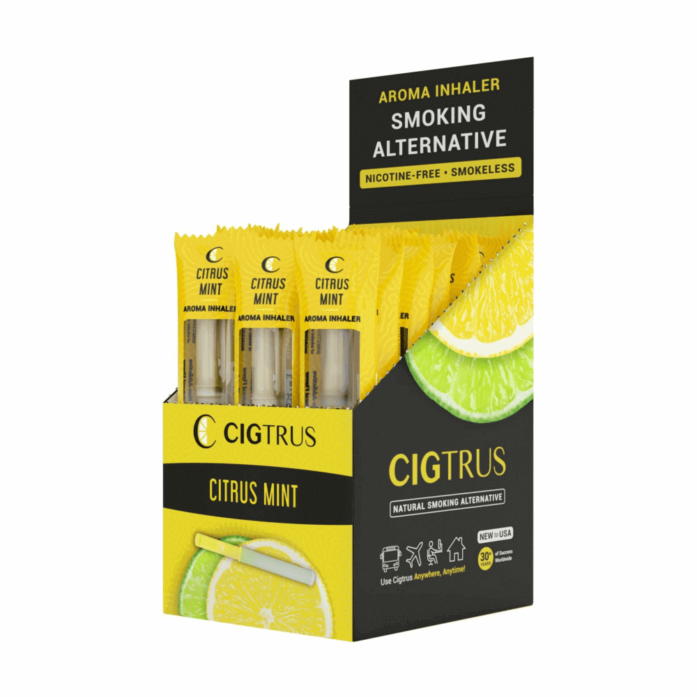 Cigtrus counter Variety Display Smokeless Nicotine-Free Inhaler: Your Healthier Alternative to Quit Smoking. Replace Smoking Habit, Satisfy Oral Fixation, and Cravings - 4 Flavor 20 Each - Image 20