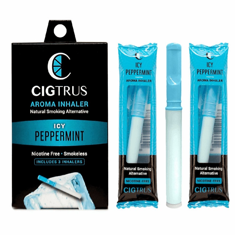 Store Display 3 Pack - Cigtrus Aromatic Smokeless Oxygen Air Inhaler Oral Fixation Relief Natural Quit Aid Behavioral Support – Icy Peppermint Flavor - Image 12