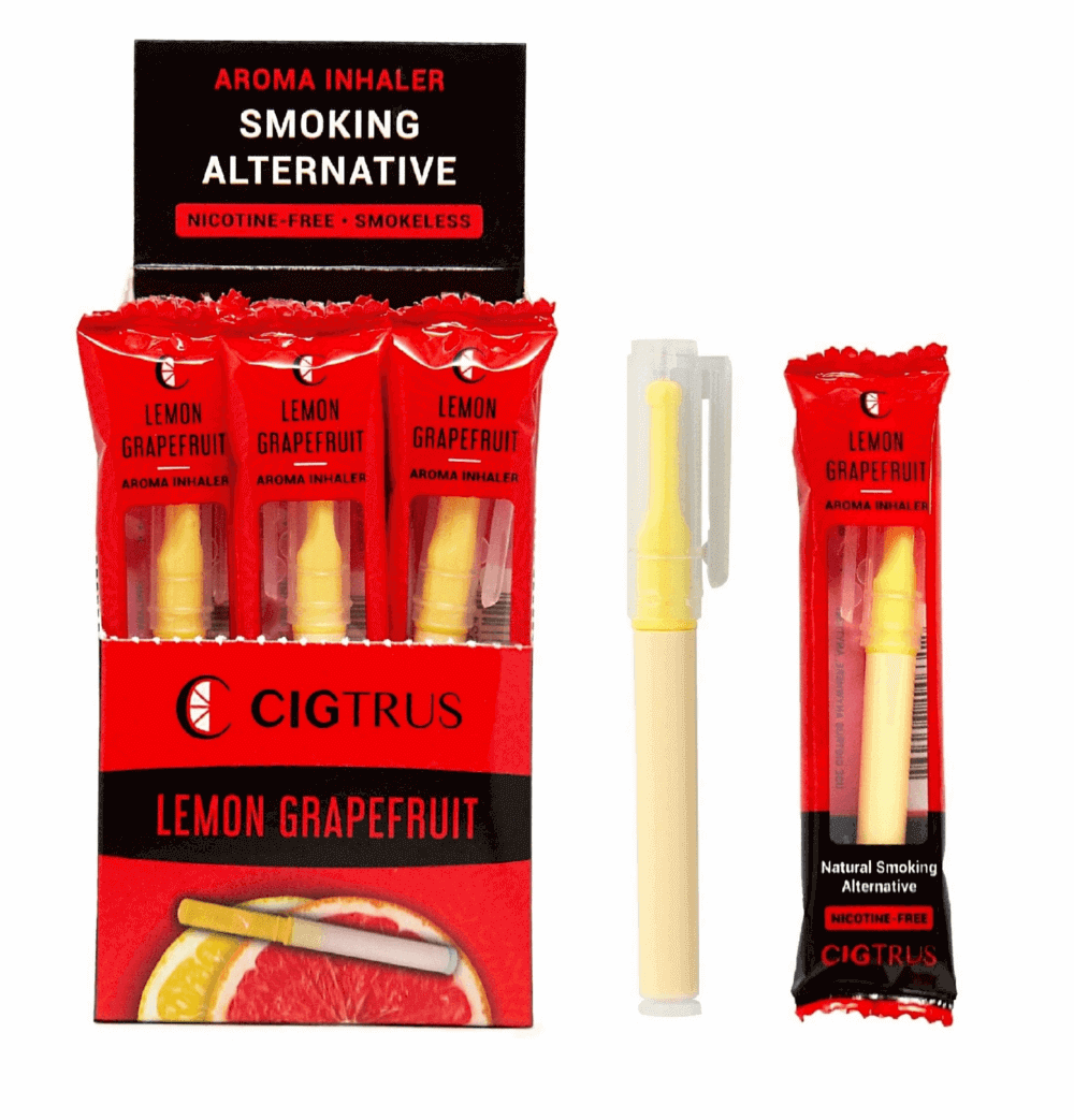 Cigtrus: Delicious & Refreshing Smokeless Nicotine-Free Flavored Air Puffer - Kick Habits, Satisfy Oral Fixation, and Cravings - Box Of 20 Citrus Grapefruit - Image 10