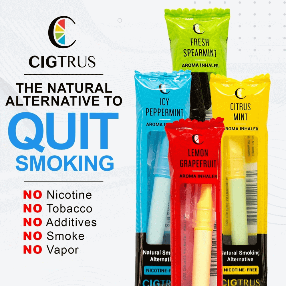 Cigtrus: Delicious & Refreshing Smokeless Nicotine-Free Flavored Air Puffer - Kick Habits, Satisfy Oral Fixation, and Cravings - Box Of 20 Citrus Grapefruit - Image 16