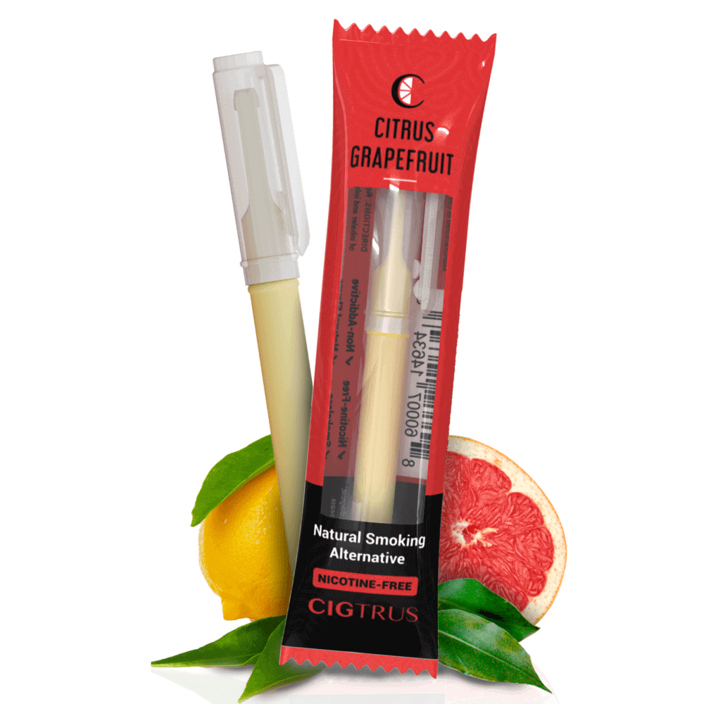 Cigtrus: Delicious & Refreshing Smokeless Nicotine-Free Flavored Air Puffer - Kick Habits, Satisfy Oral Fixation, and Cravings - Box Of 20 Citrus Grapefruit - Image 3