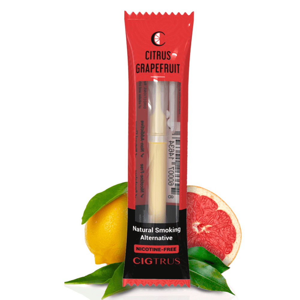 Store Display Offer - Cigtrus Aromatic Smokeless Oxygen Air Inhaler Oral Fixation Relief Natural Quit Aid Behavioral Support – Citrus Grapefruit Flavor 3 Pack - Image 5